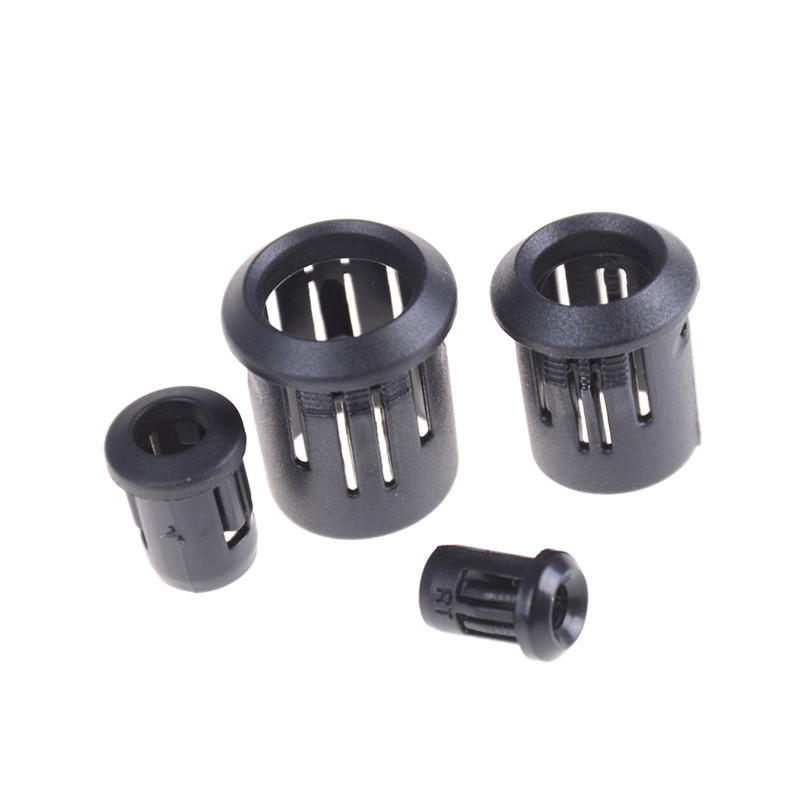 20Pcs 3/5/8/10Mm Led Plastic Lamp Led Diode Holder Black Clip Bezel Mount
