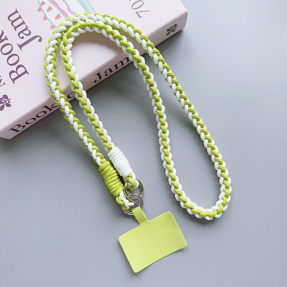 Nylon Braided Phone Lanyard Anti-lost Crossbody Hanging Rope  Phone Charm Accessories