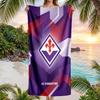 Telo da Spiaggia Asciugatura Rapida Fiorentina FC Stampa Microfibra Assorbente Portatile da Viaggio Asciugamano da Nuoto