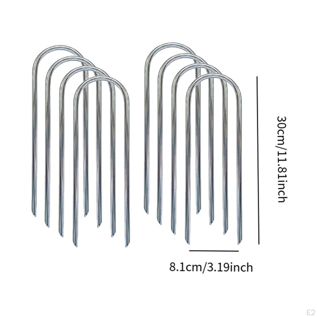 8 Stück Trampolin Heringe Schwerlast Bodenanker für Fußballtore Zelt Schaukel