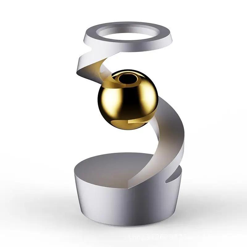 Adult Desktop Stress Relief Toy Aluminum Alloy Decompression Hypnosis Rotary Gyro Fingertip Kinetic levitating Spinner Gift
