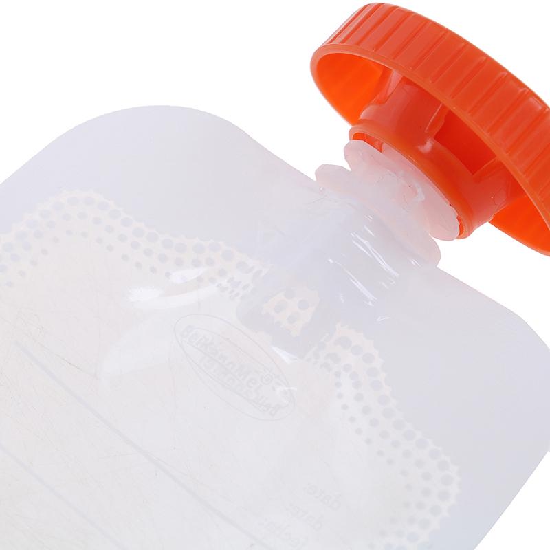 10 bolsas resellables exprimibles frescas para puré de alimentos para bebés para destete, reutilizables