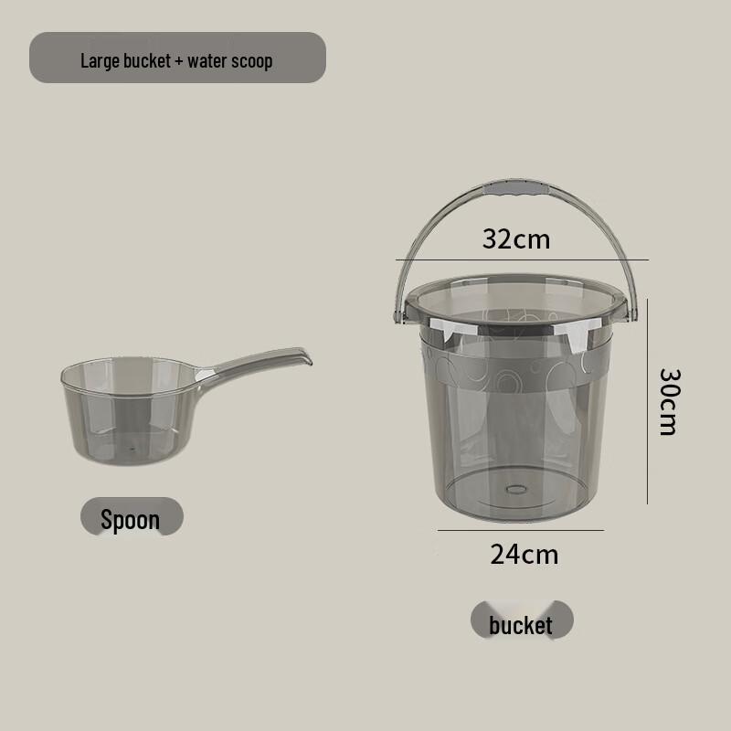 Yicang Thickened Plastic Household Bucket Set