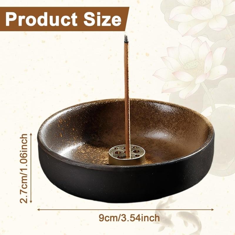 Керамическая подставка-пепельница для благовоний, держатель для палочек, пепельница для палочек Nag Champa 1