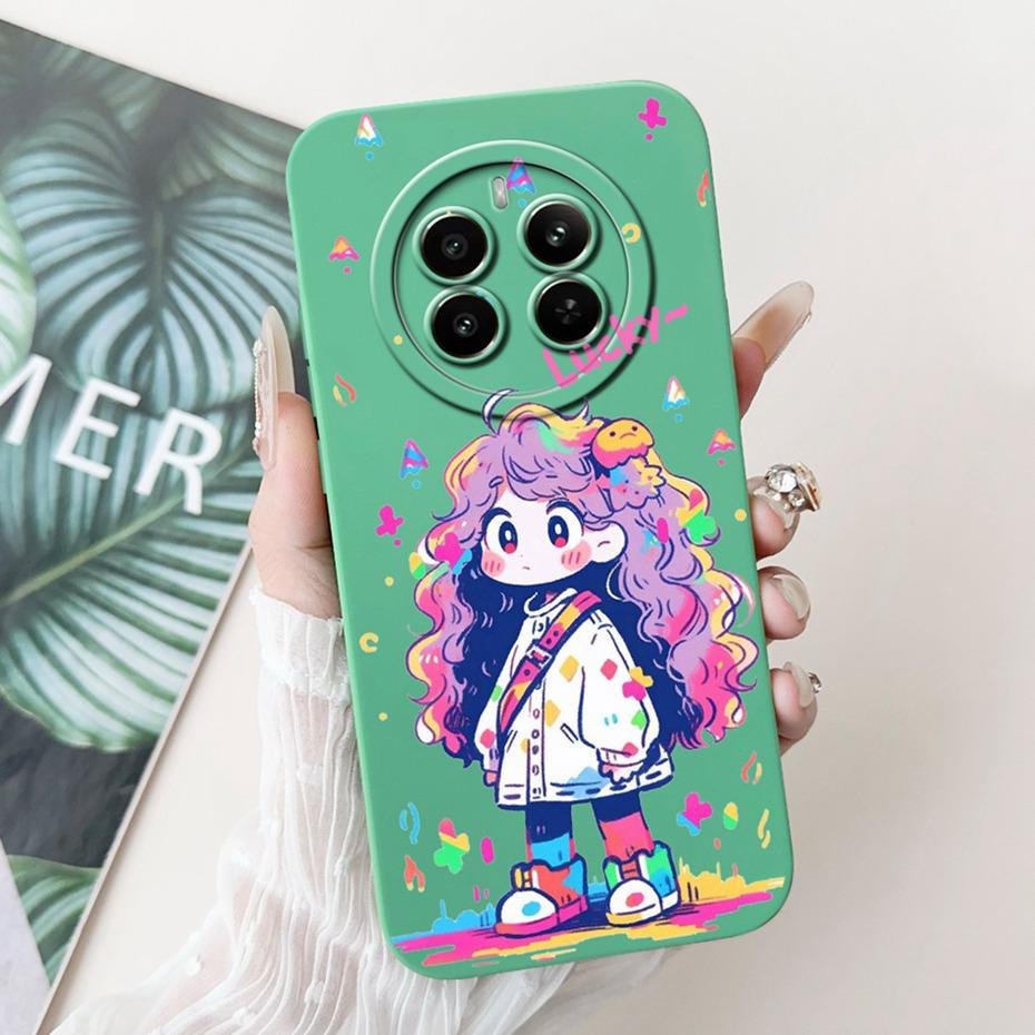 2025 New For Realme 12 Pro+ 12Pro 5G Lens Protective Phone Case For Realme 12 Pro Plus 5G Cute Pattern Soft Silicone Cases