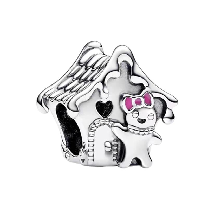 Newest 925 Silver Charm Bracelet Forest Animal Series Jewelry for Women Kangaroo Owl Swan