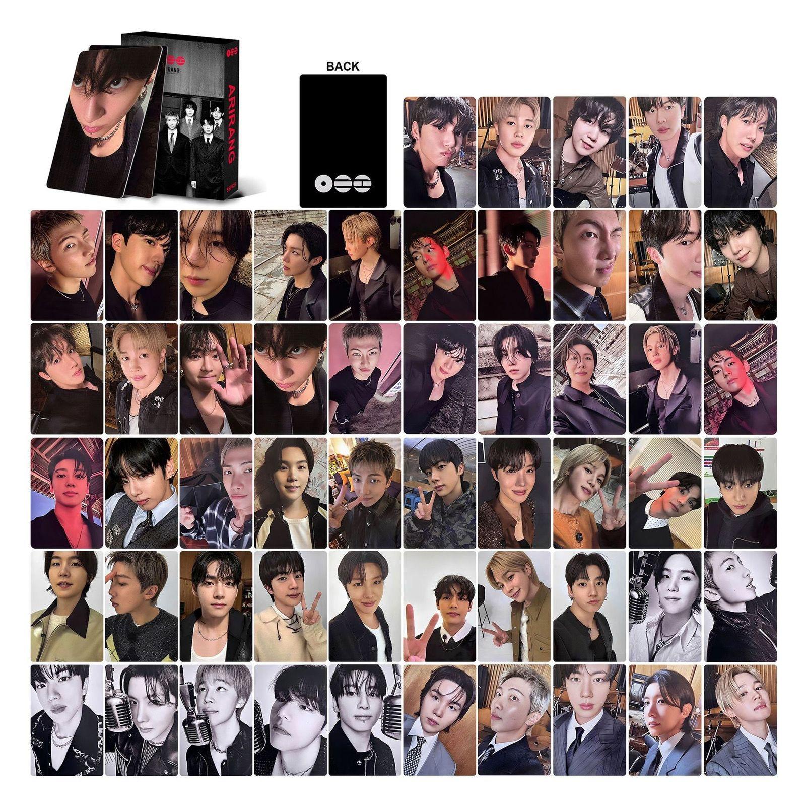 

Альбом карточек Lomo BTS товар карточка для флеш-карточек 55pcs