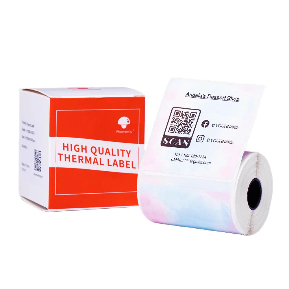 Phomemo M110 Thermodruck-Etikettenpapier: Selbstklebende, wasserdichte Preisschilder für Schmuck & Bekleidungsetiketten