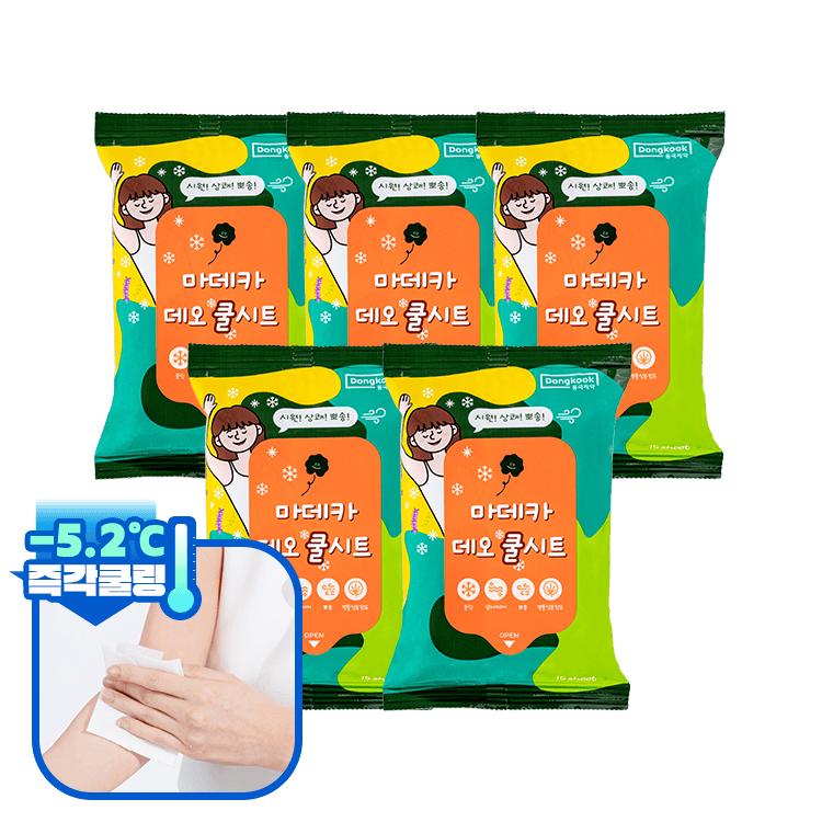 

Madeca Deo Cool Sheets 15 sheets × 5 packs