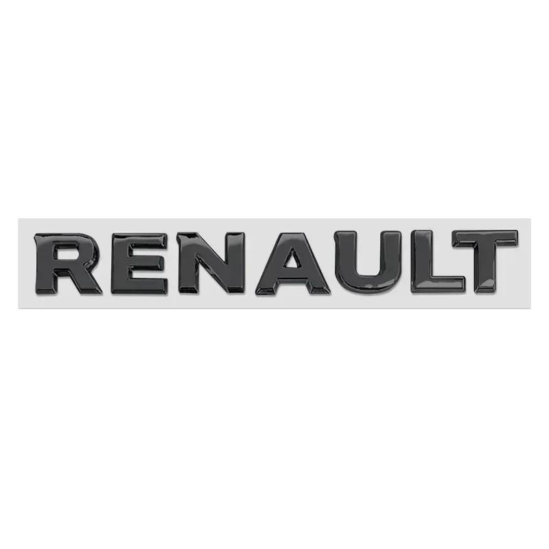 

ABS 3D логотип Наклейка-значок на задний багажник автомобиля для Renault Megane 2 Duster Logan Captur Clio Laguna Fluence Kadjar Аксессуары