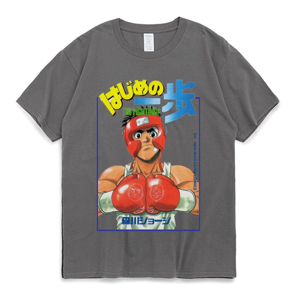 2026 Anime Hajime No Ippo T Shirt Makunouchi Graphic Print Short Sleeve Tee Shirts Cartoon Kamogawa Boxing Gym T-Shirt Streetwear