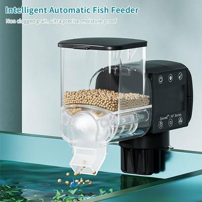 250ml/500ml Jebao Aquarium Fish Tank Feeder Goldfish Smart Timing Auto Digital Feeder Hours Timer Aquarium Accessories