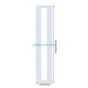 B0KB Parking Lot Line Stencil Template Efficient Portable Road Marking Tool Enduring