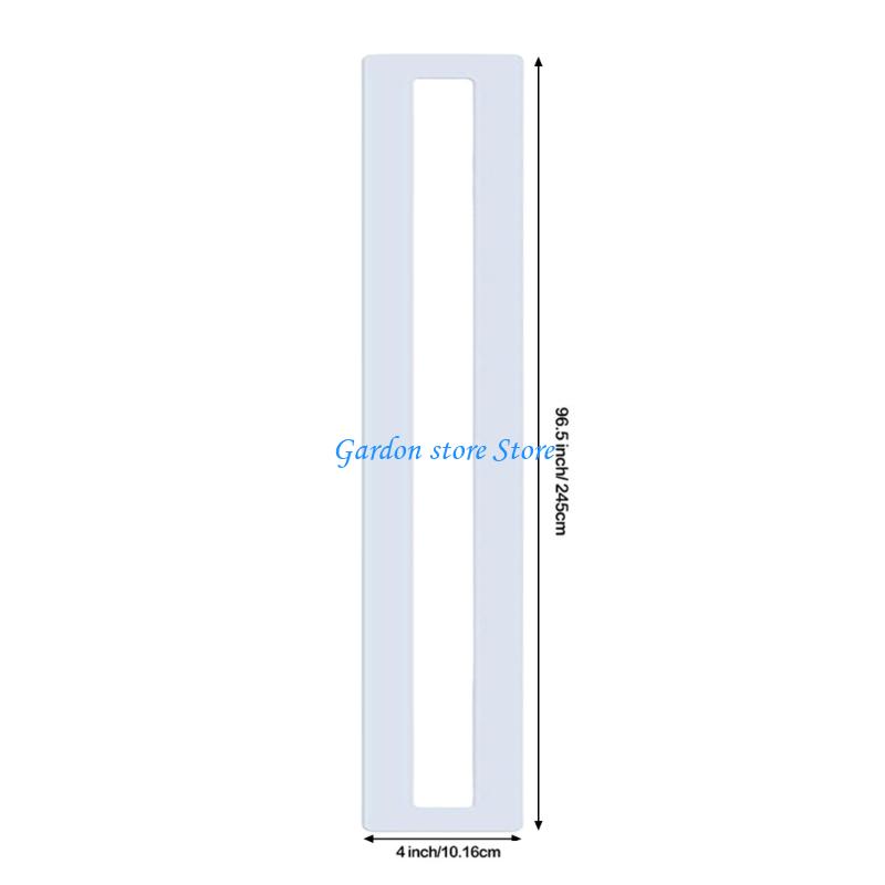 B0KB Parking Lot Line Stencil Template Efficient Portable Road Marking Tool Enduring
