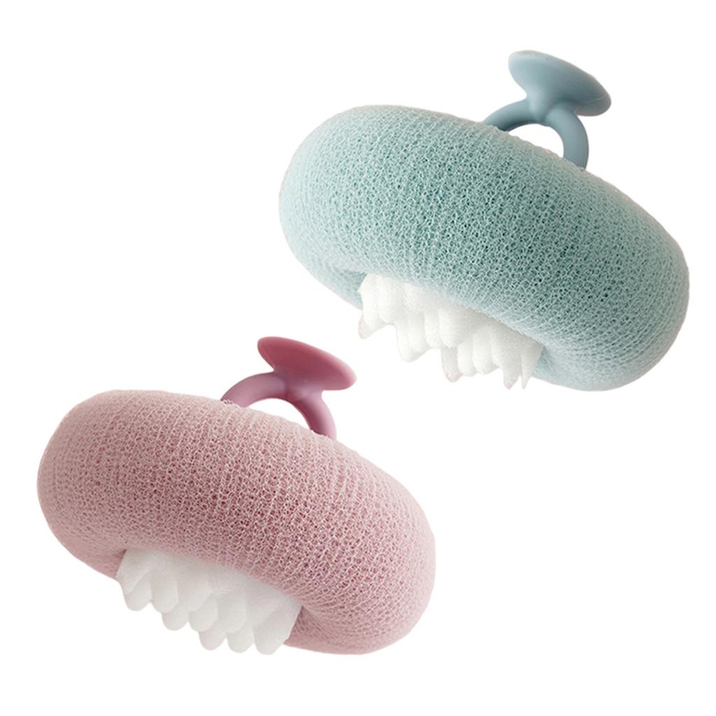 Handheld Sunflower Shower Ball Round Super Soft Exfoliating Body Massage Bath Ball Reusable  for  Women Men Shower Tool