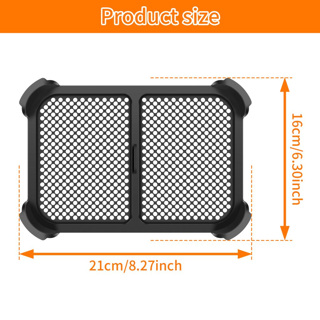 Air Fryer Splash Guard for Ninja AF300 Models Reusable Air Fryer Liners Silicone Air Fryer Splash Pad Shield Baking Accessories