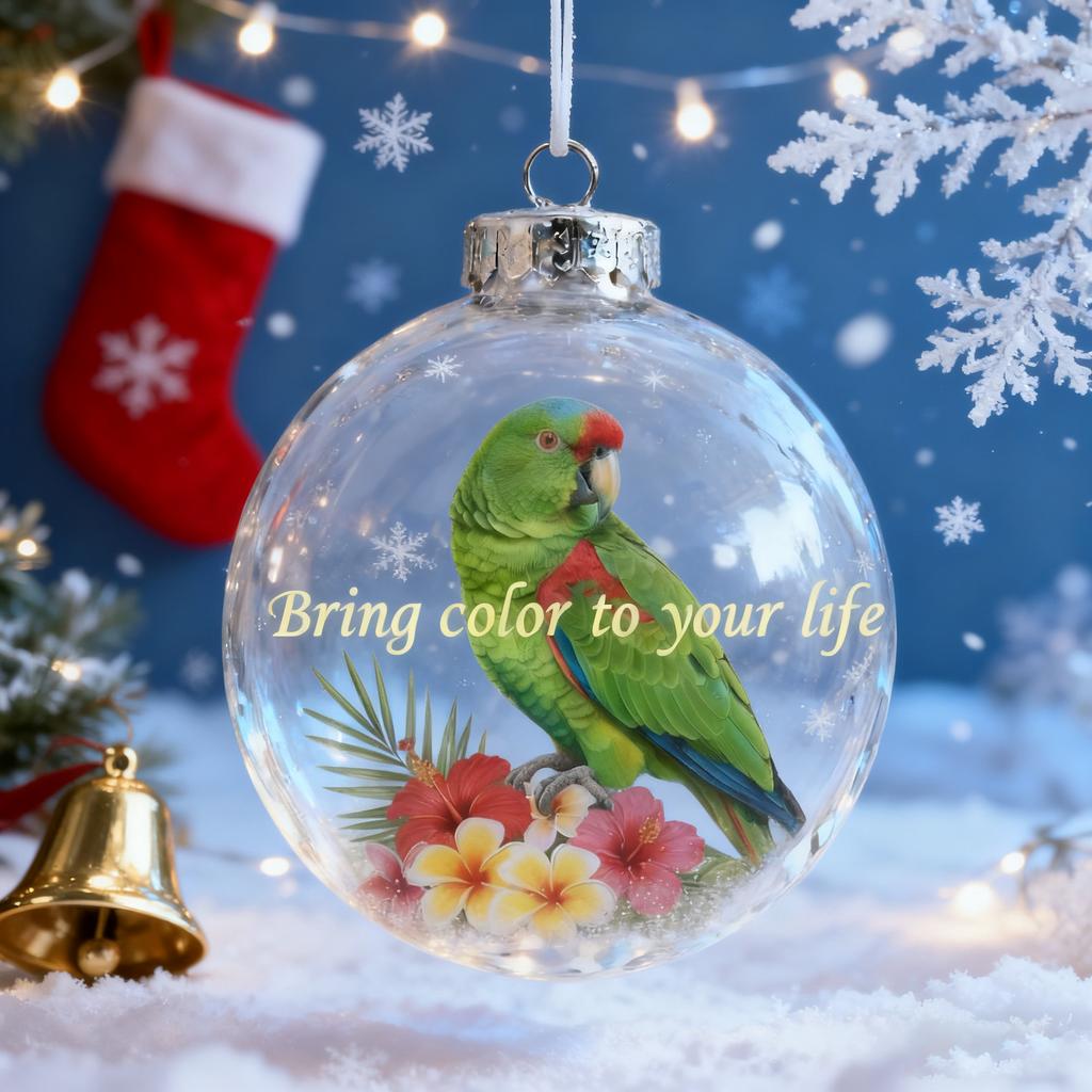 Hummingbird Christmas Balls Ornament PP Hummingbird Pendant Decoration For Home Tabletop Window Doorway Kitchen Living Room