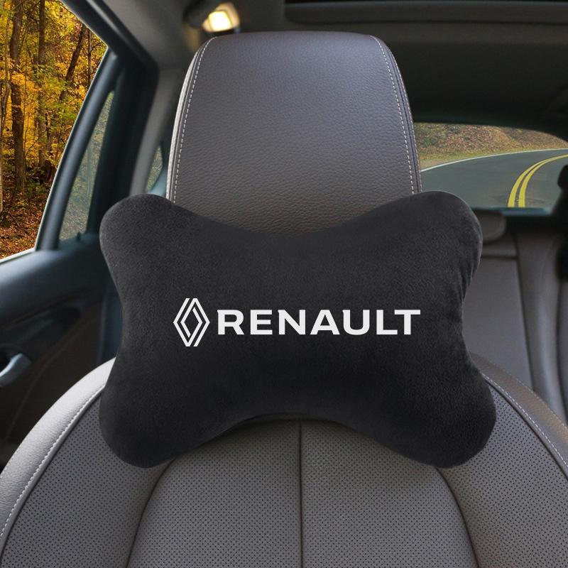 Car Sticker Luxury Car Interior Headrest Pillow Styling Neck Relax Support Comfort Cushion Ornament For Renault Megane 3 Duster, R555