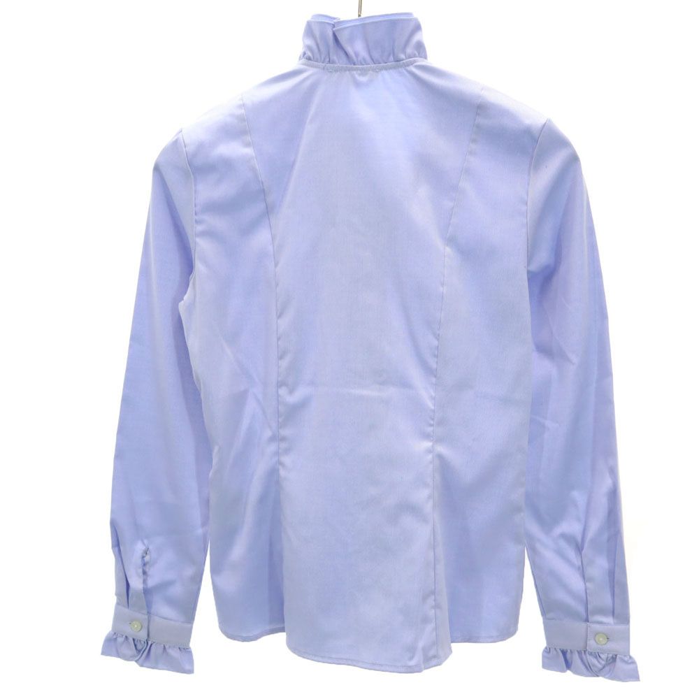 Unused NARACAMICIE Long Sleeve Frill Shirt Purple Women Used