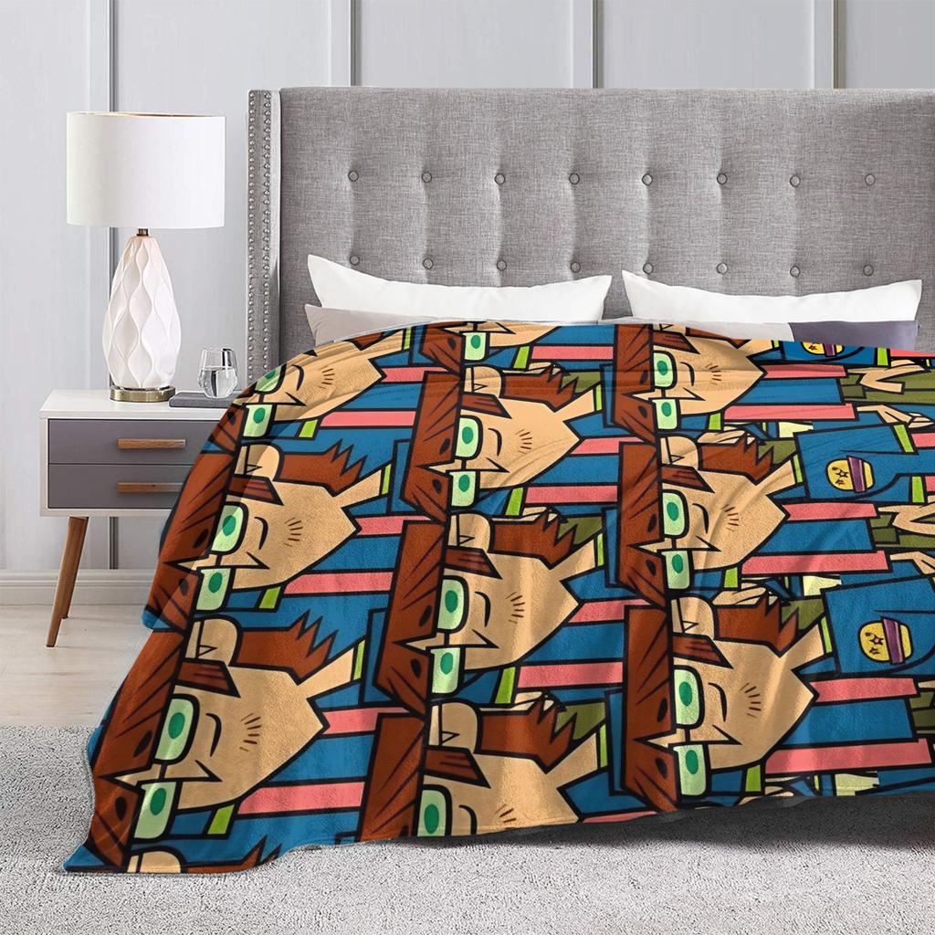 Totals Dramas Harold Knitted Blanket Flannel Throw Blankets Bed Sofa Decoration Soft Warm Bedspread