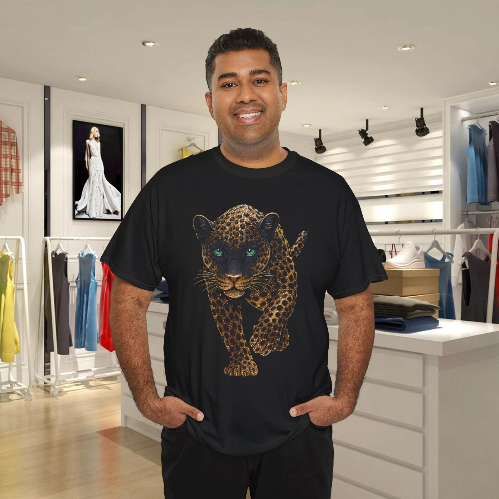 Jeweled panther illustration T-Shirt S