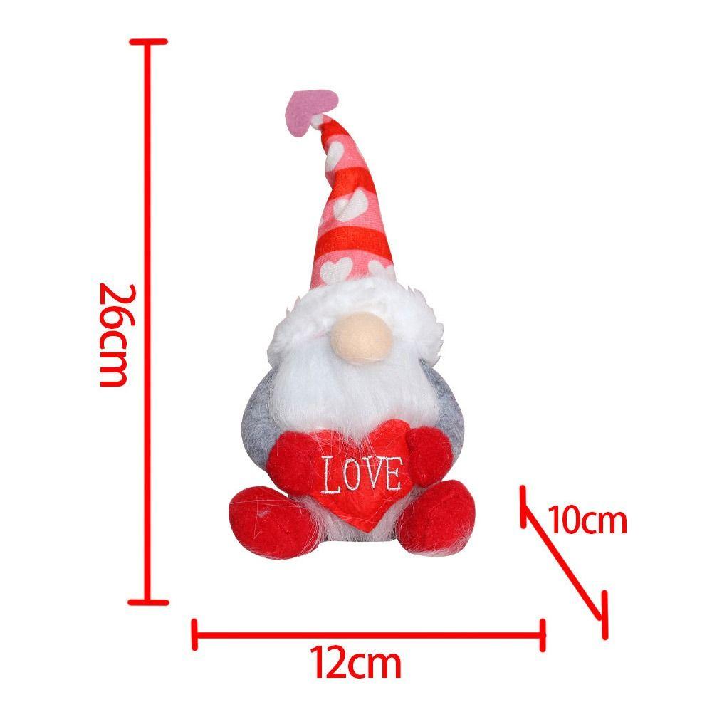 Small Ornament Envelope Doll Embracing Design Nordic Gnome Gnome Gifts Old Man Doll Valentines Day