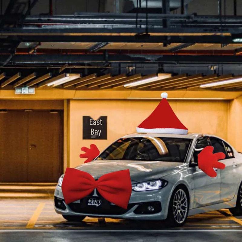 Car Decoration Reindeer Antlers - Christmas Ornaments for Show Cars