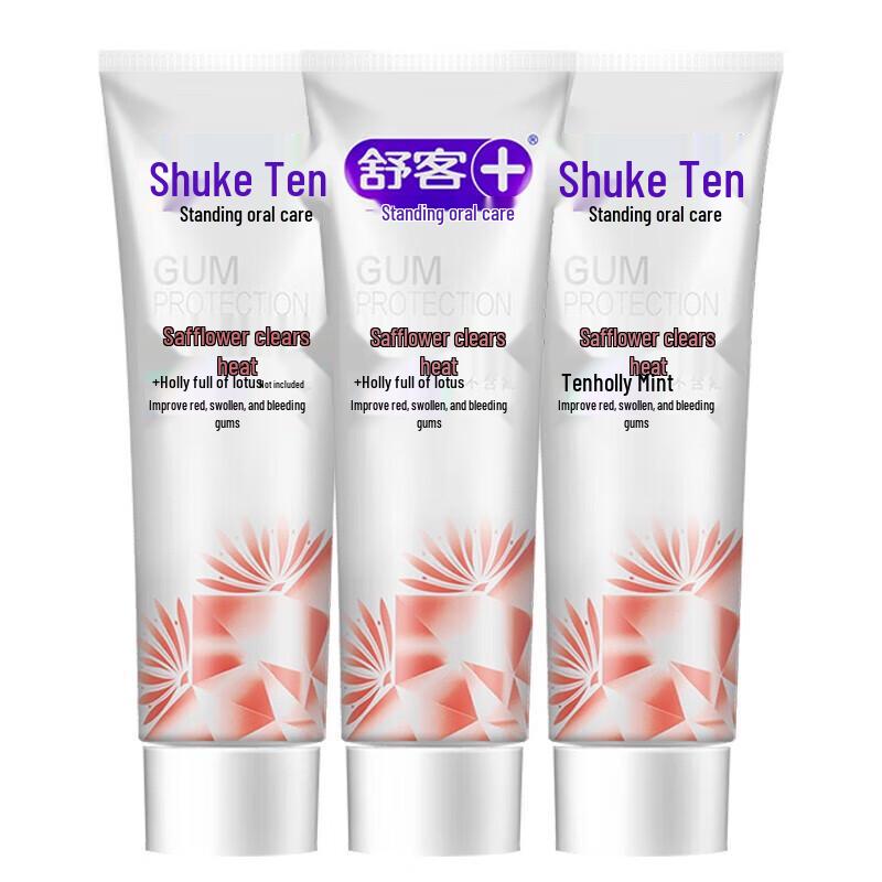 Shuke Safflower Fire-Clearing Toothpaste (3 x 120g)
