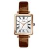 Square Watch Female Roman Retro Light Luxury Fashion Ultra-Thin Simple Belt Exquisite Women'S Watch