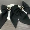 Black Velvet Large Bow Clip: Classic, Versatile Updo Accessory