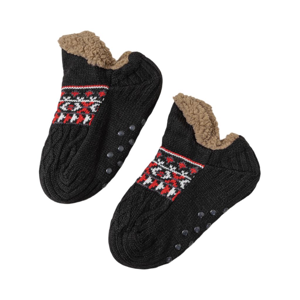 Women's Floor Socks With Plush Insulation, Women's Indoor Home Shoes And Socks, Extra Thick Plush Short Tube Socks