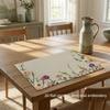 Anti Slip Insulation Mat Washable Heat-Resistant Tablecloth Flower Dining Table Mat Hotel
