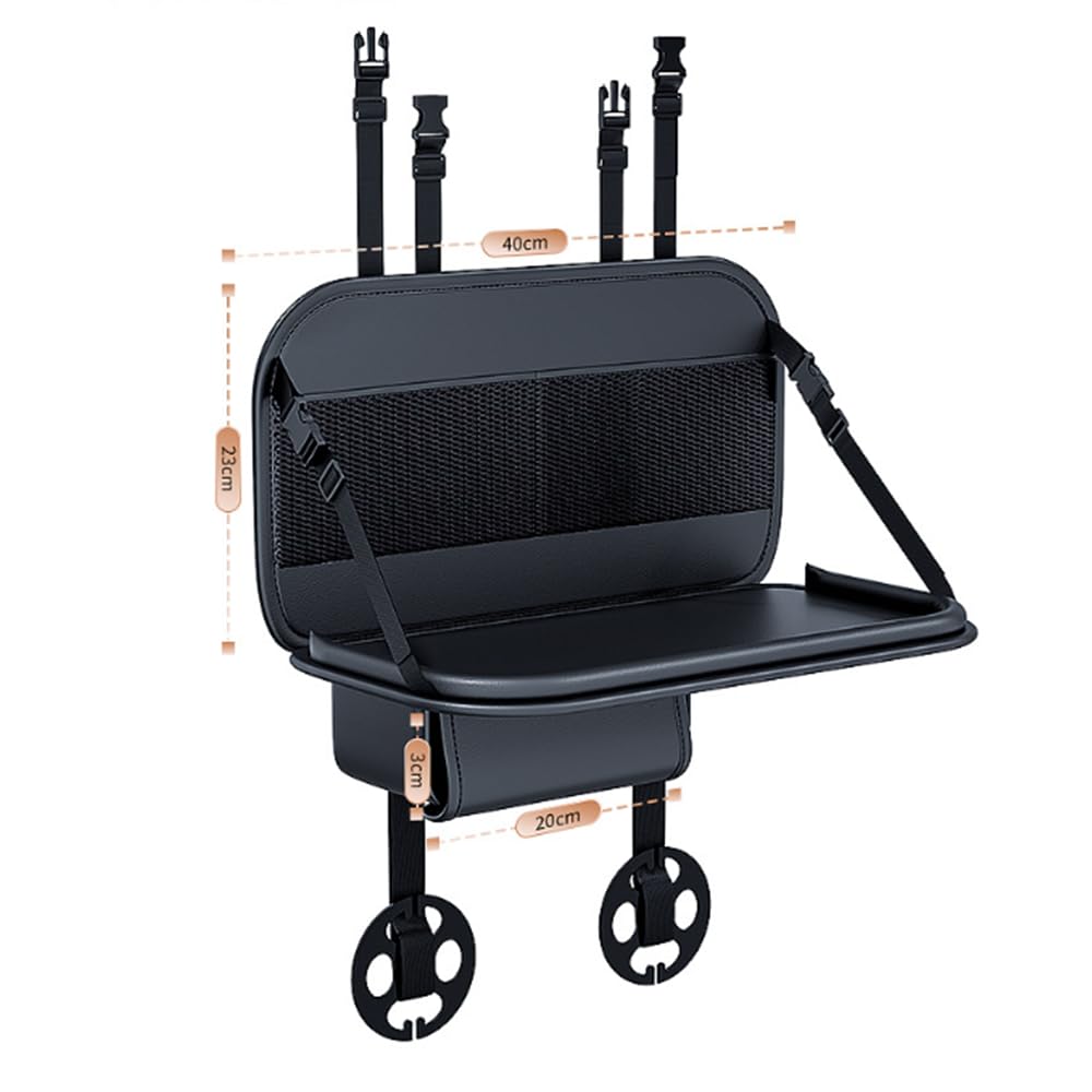 TATACLEA Car Storage Pocket Car Seat Back Car Storage Bag Car Hanging Bag Rear Seat Storage Bag Multifunctional Storage Bag Small Dining Table