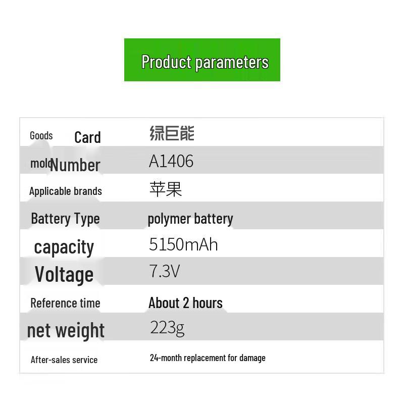 Green Giant A1495 Laptop Battery