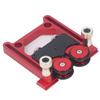 Table Saw Stock Roller Woodworking Double Wheel Sliding Feeding Guide Roller Feather Board Auxiliary Tool