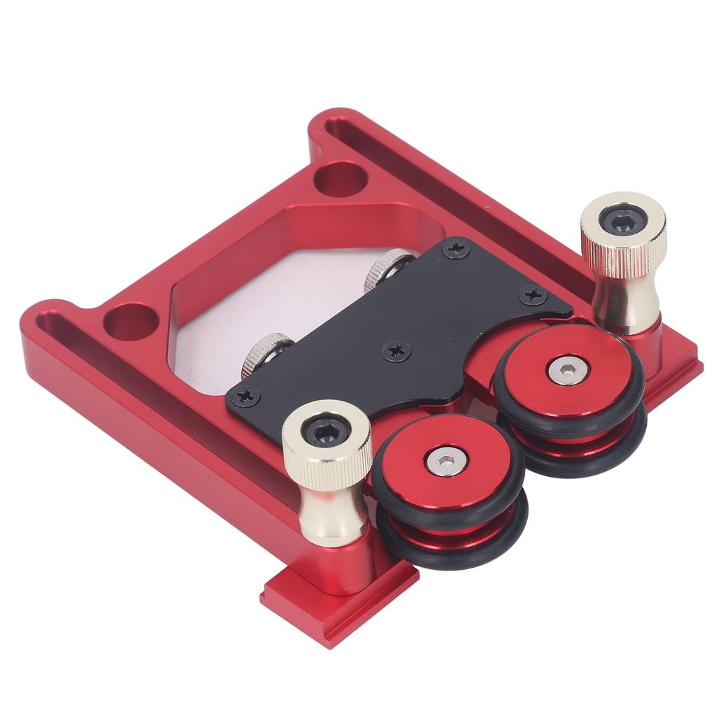 Table Saw Stock Roller Woodworking Double Wheel Sliding Feeding Guide Roller Feather Board Auxiliary Tool
