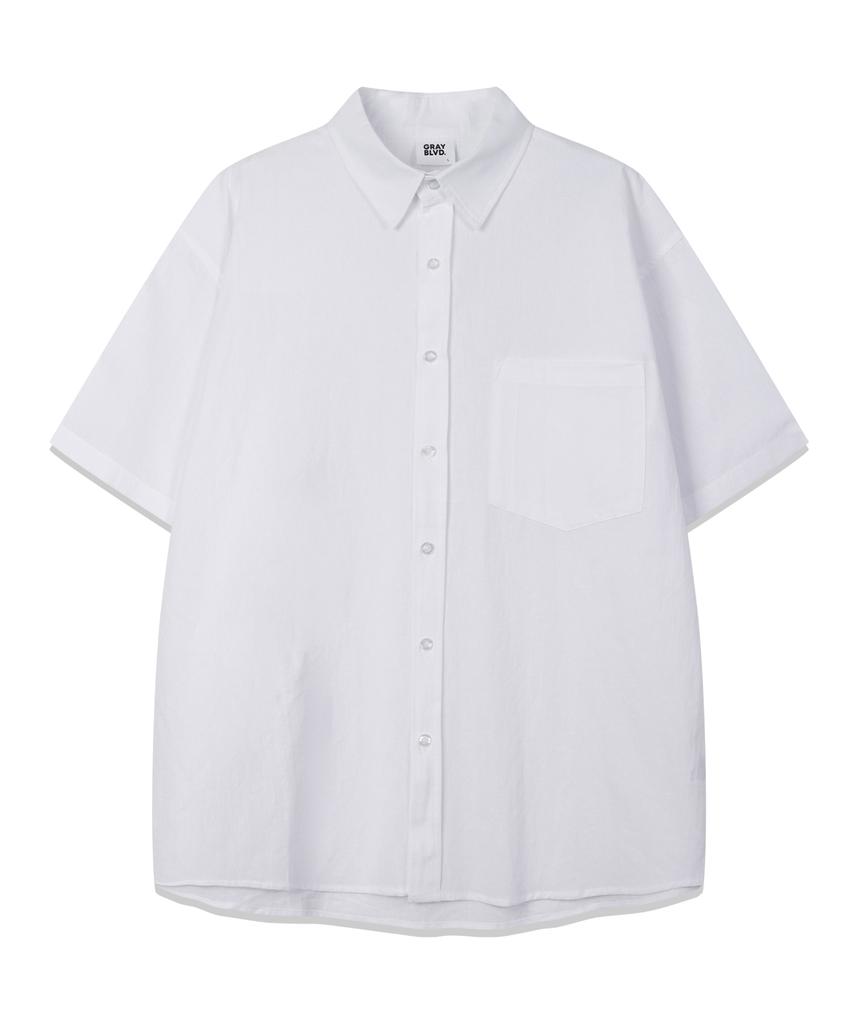 GRAYBLVD Linen-Like Combed Short Sleeve Shirt (5 Colors)