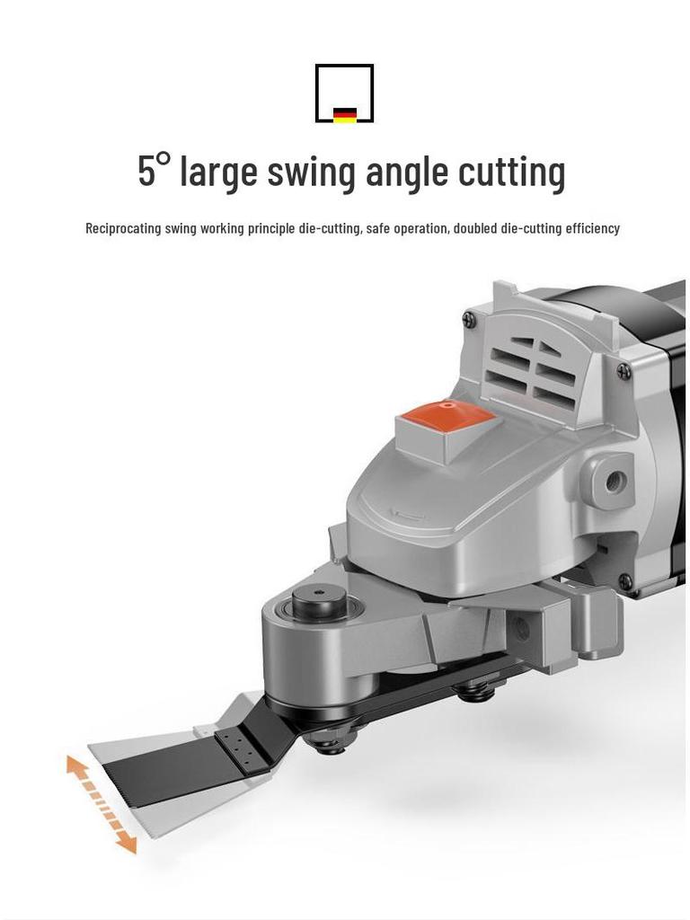 Multifunctional Electric Edge Trimmer & Angle Grinder Adapter: Converts to Cutting Machine, Electric Shovel, and Woodworking Tool Set.
