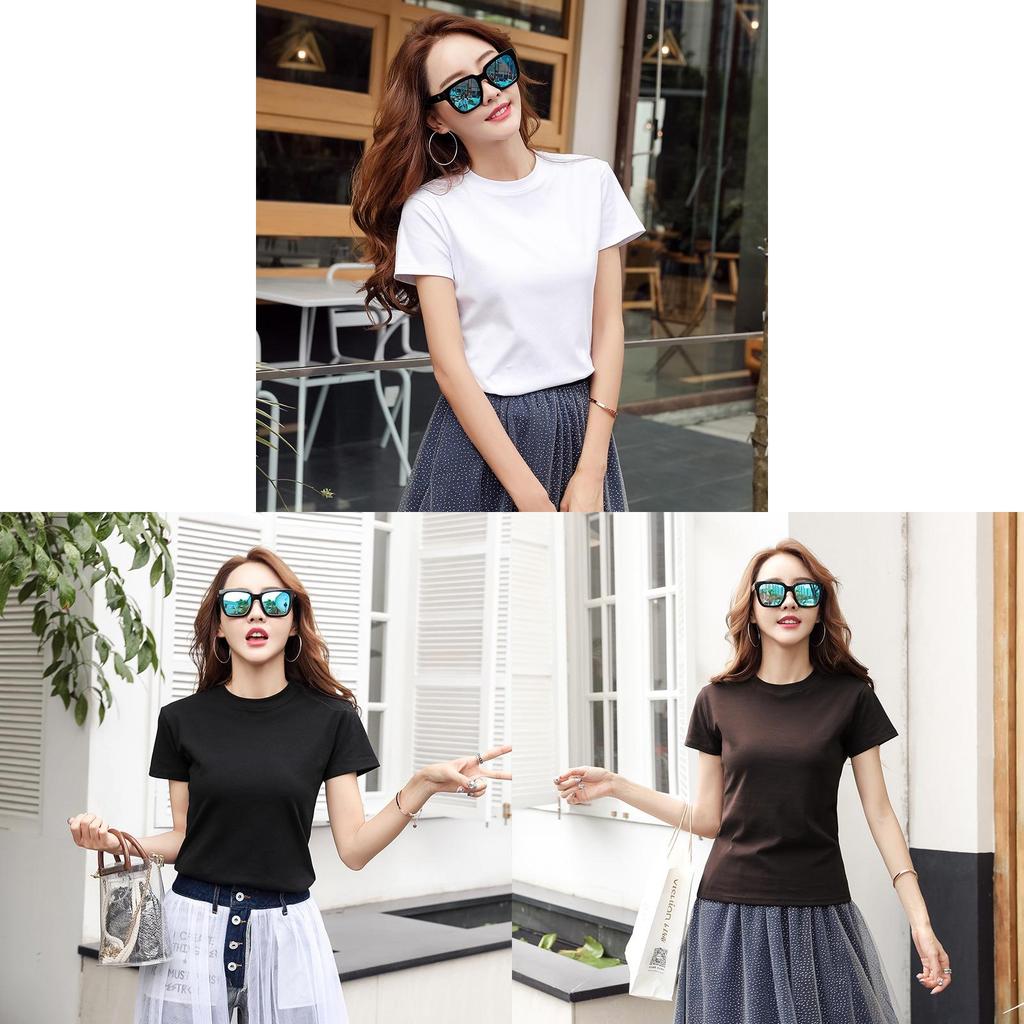 Süßes kurzärmeliges T-Shirt für Damen mit Rundhalsausschnitt und 3D-Muster aus Stoff für den Sommer