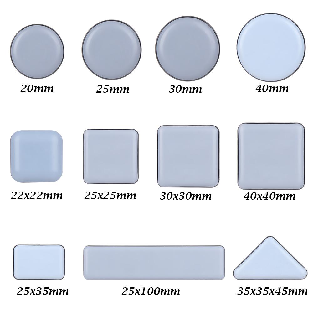 4Pcs Self-Adhesive Anti-abrasion Furniture Leg Slider Pads Floor Protector Easy Move Heavy Table Sofa Slider Mat Chair Fittings