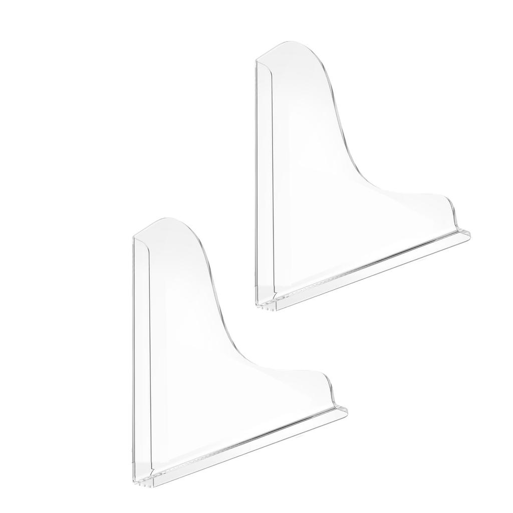 2PCS Clear Shower Splashing Guard Acrylic Bath Angle Protection Tub Corner Water Guards for Home