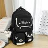 Soft Sister Small Fresh Schoolbag Korean College Style Backpack Multi-compartment Design Sense Female Junior High School Student Solid Color Backpack