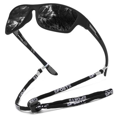 Fashion Sports Sunglasses With Chain UV400 Protection For Men Women Designer Retro Cycling Fishing Eyewear
