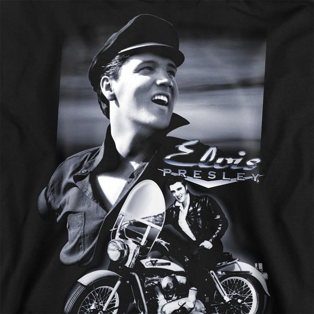 Elvis Presley Unisex Erwachsenen Motorrad-Sweatshirt
