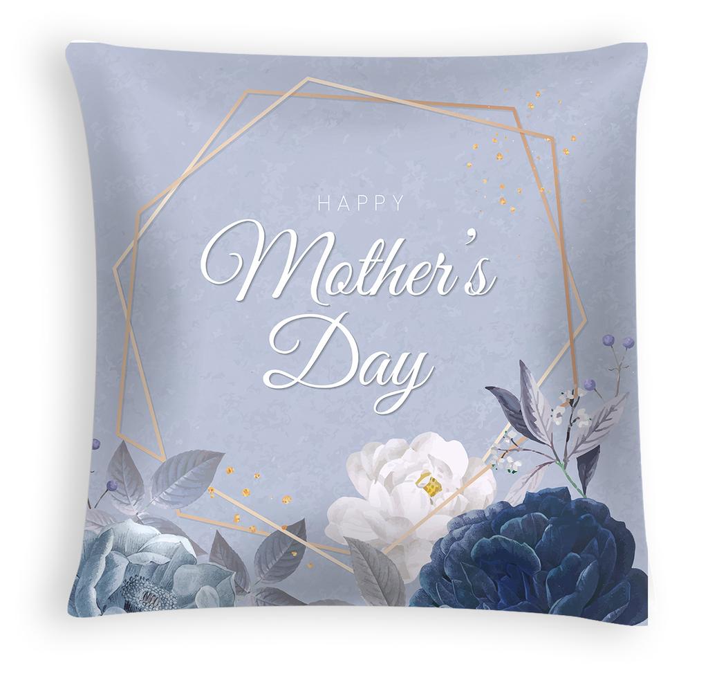 New Mother's Day Pillow Cover, Peach Skin Velvet Cushion Cover, Heart-shaped Letter Sofa Cushion Cover for Home Use