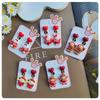 Chinese New Year Rabbit & Red Heart Clip-On Earrings for Girls
