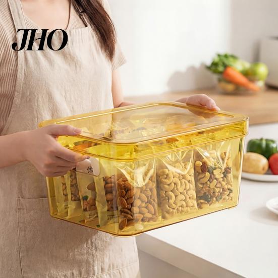 Easy View Aufbewahrungsbox Feuchtigkeitsgeschützt mit Deckeldesign Transparenter Versiegelter Behälter Stapelbarer Organizer Langlebiger Kunststoff für den Heimgebrauch Frische