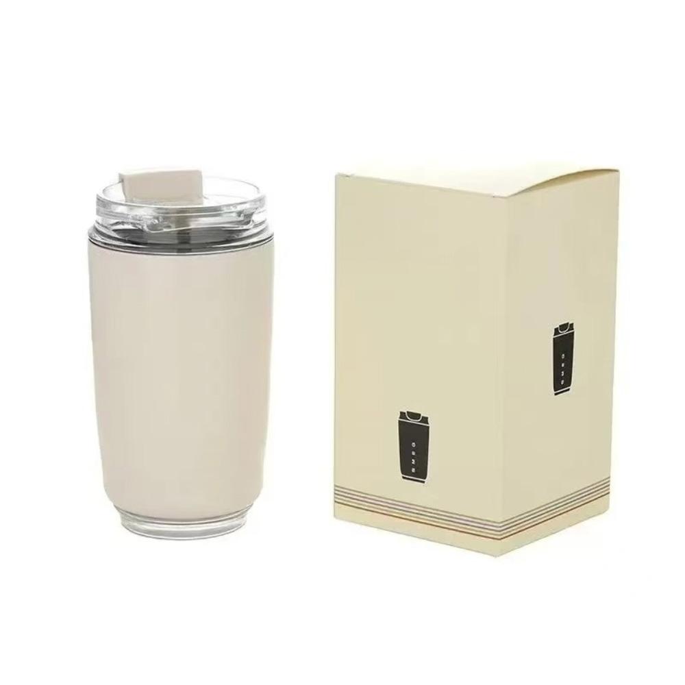 Travel Coffee Mug, 240ml Insulated Beverage Cup With Leakproof Lid, Long Lasting Coffee Tumbler Travel Coffee Thermos White белый