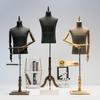 Luxury Sand-Washed Fabric Men's Tuxedo Display Mannequin Stand
