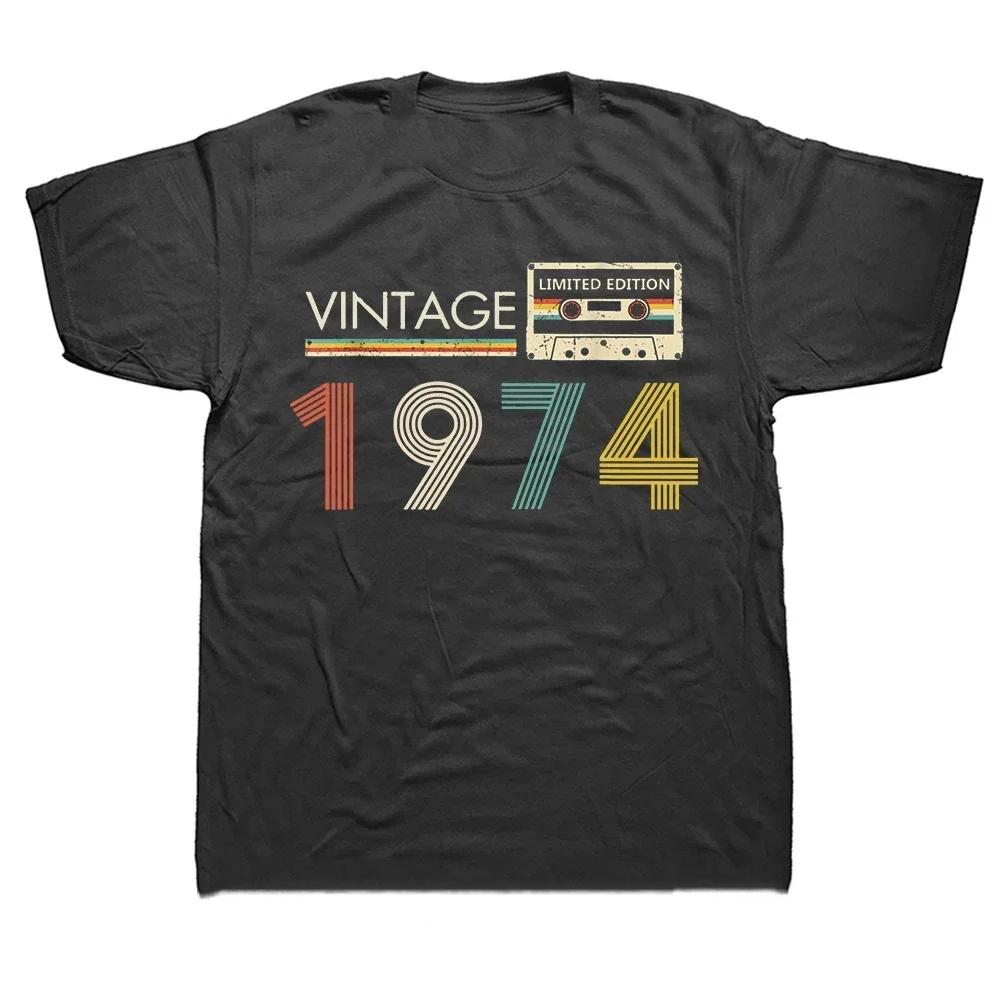 50 let Starý Vintage 1974 50. Narozeniny Dámské Tričko Manželka Manžel Dárky k Narozeninám Nápisy Citát Grafické Topíky Streetwear 61408